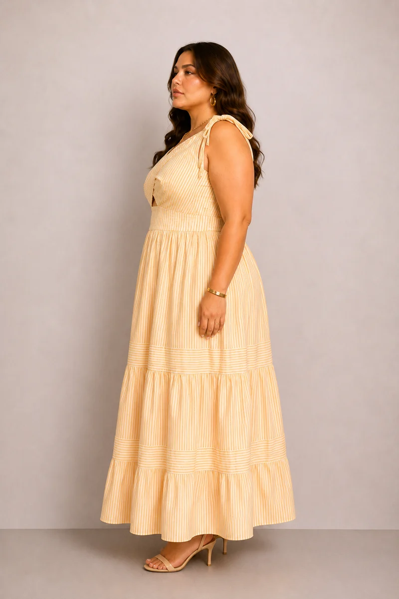Roselia|100% Cotton Fit & Flare Dress