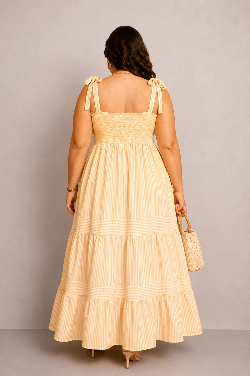 Roselia|100% Cotton Fit & Flare Dress
