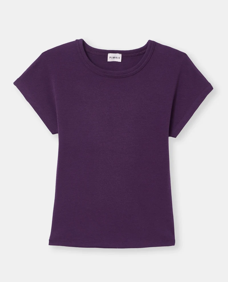 T-shirt ajusté manches raccourcies