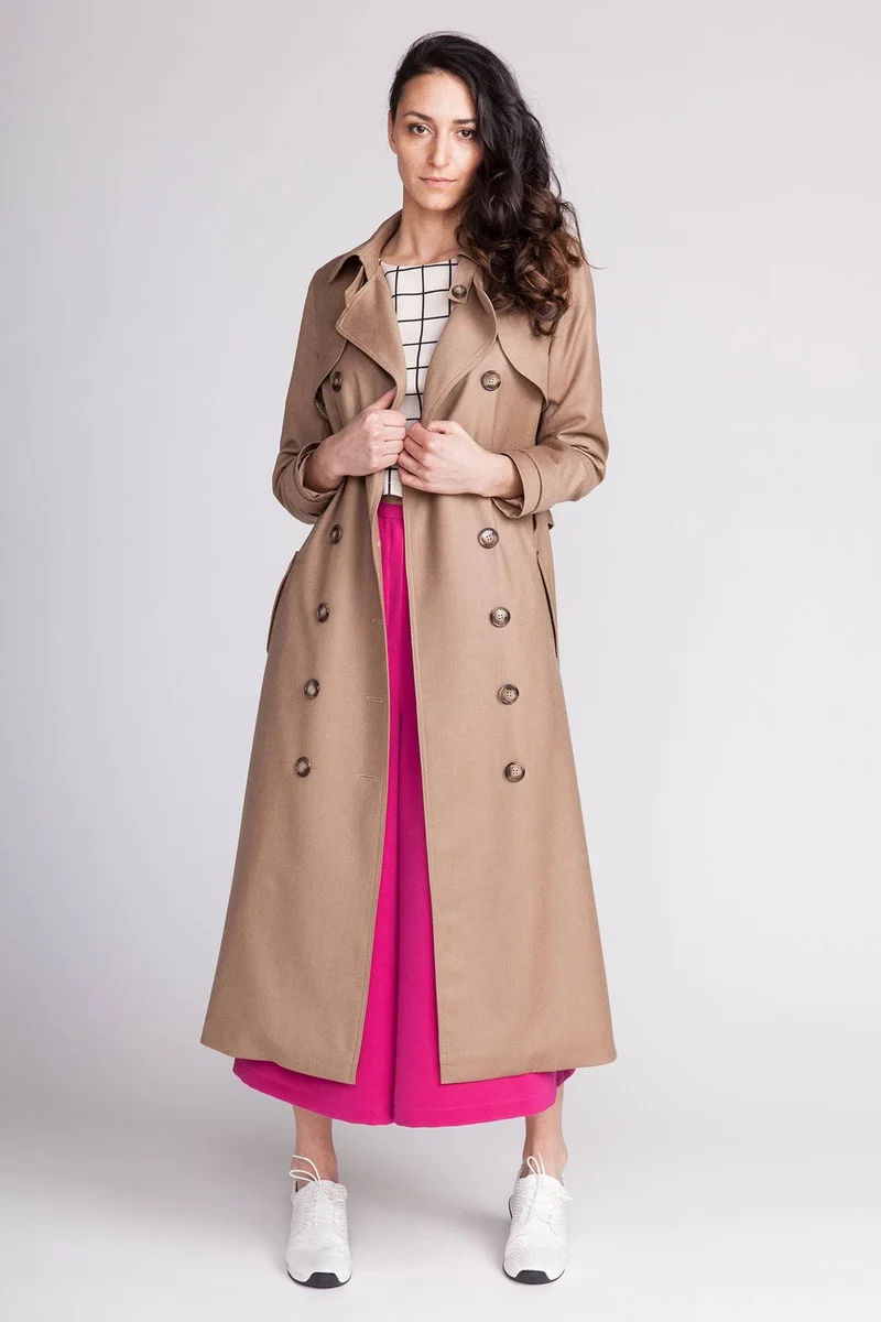 Patron de couture PDF | Trench-coat Isla | Named Clothing