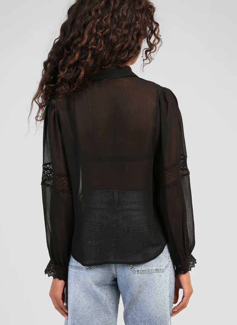 CHEMISE SIDONY noir