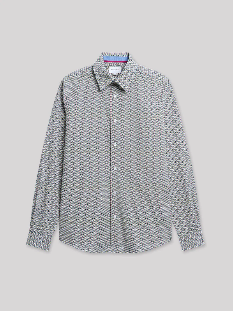 Chemise slim fleurie