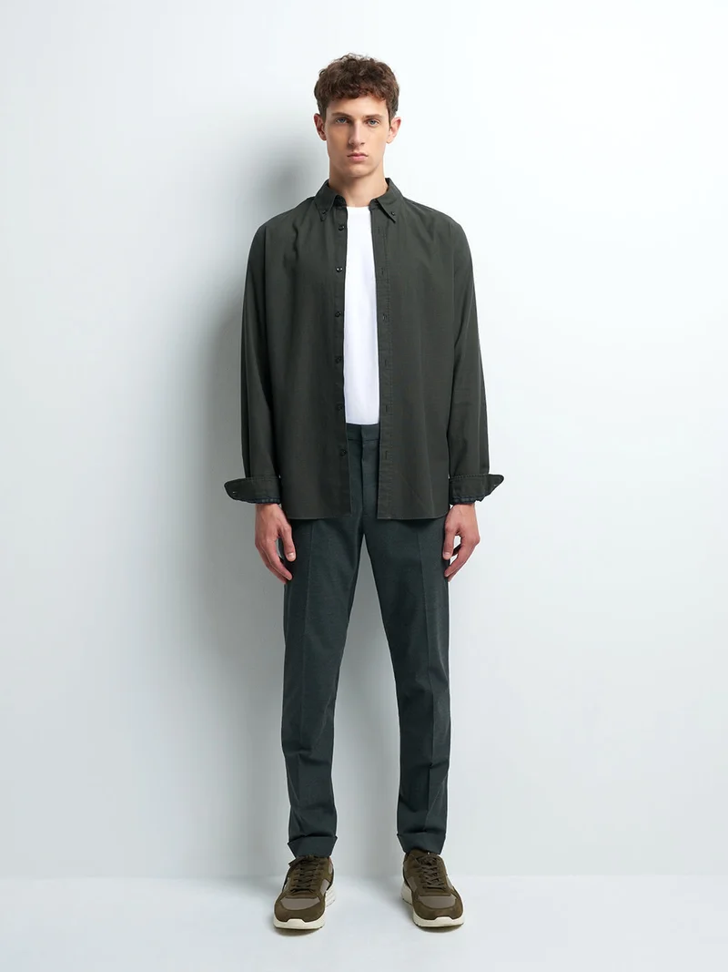 Chemise slim unie