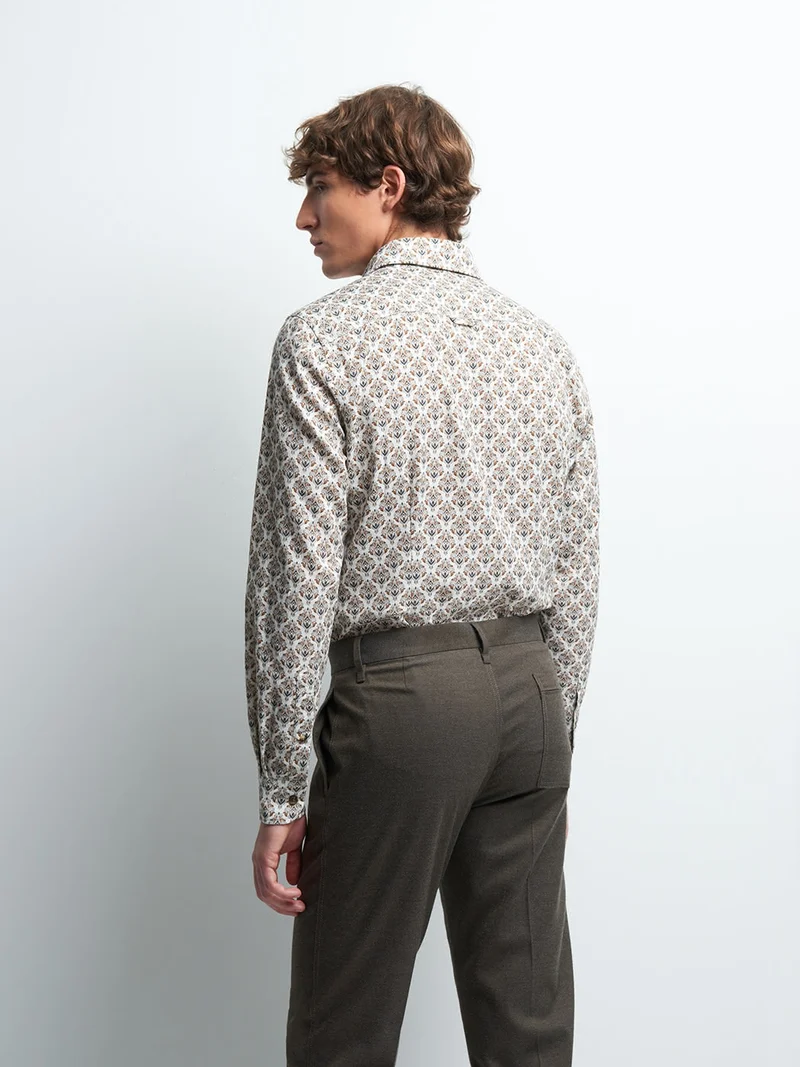 Chemise slim fantaisie