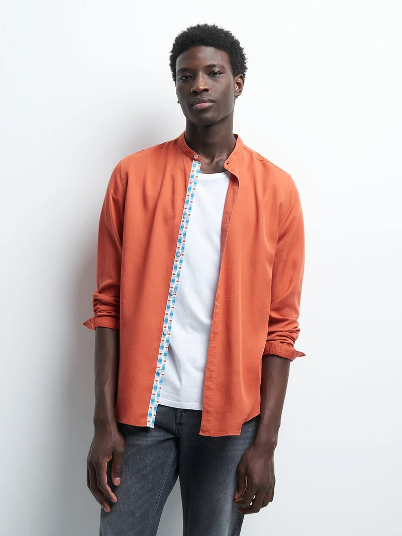 Chemise slim unie