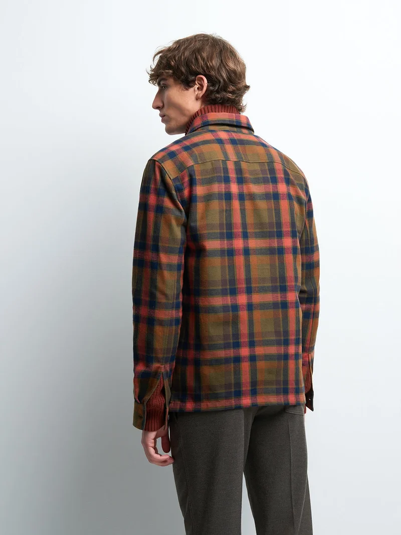 Chemise regular à carreaux