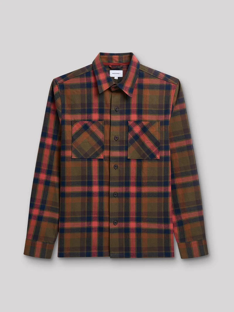 Chemise regular à carreaux