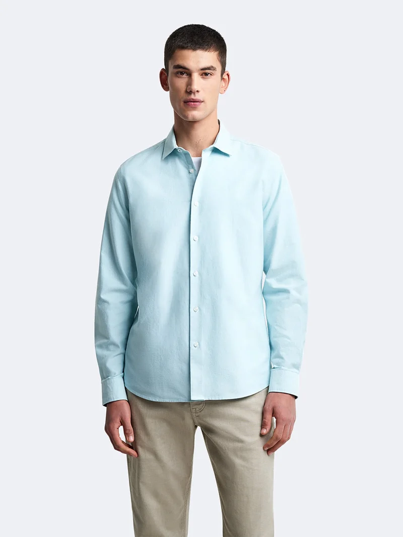 Chemise slim unie
