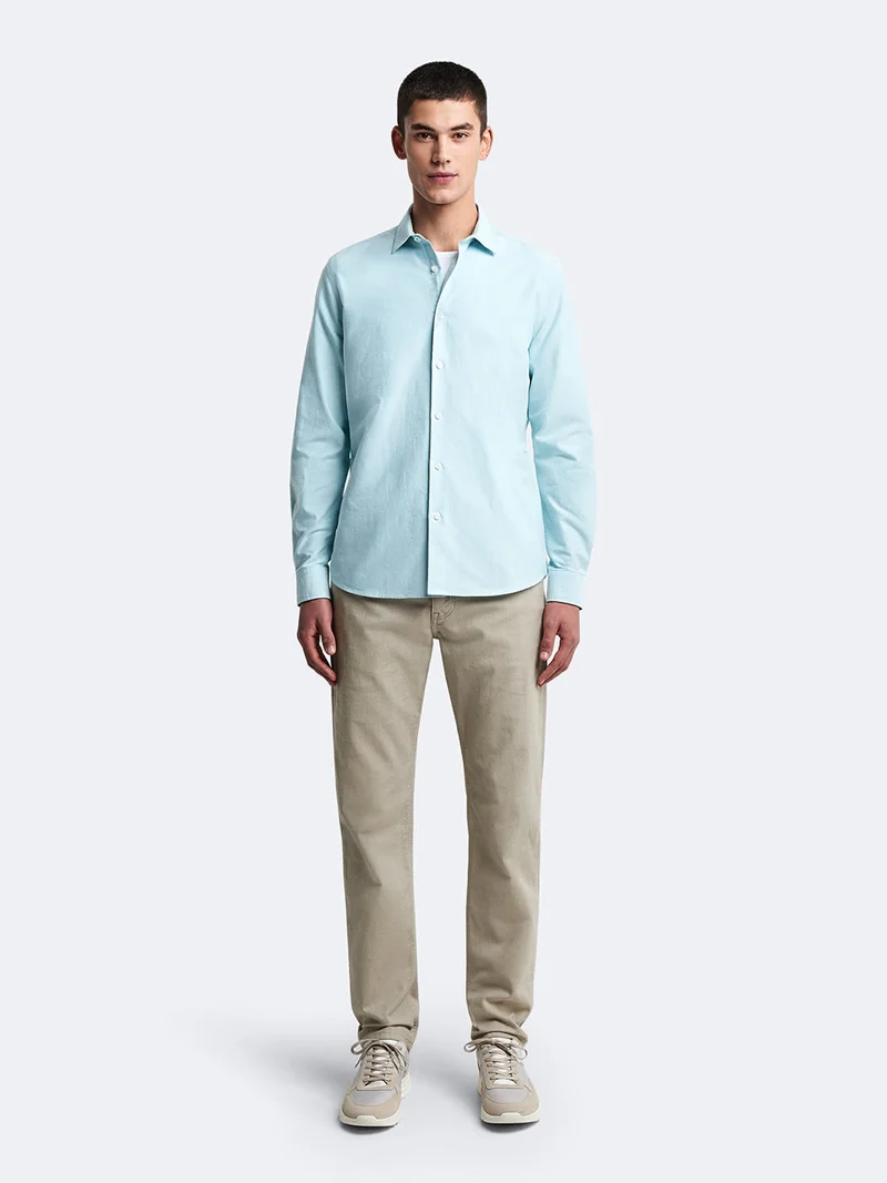 Chemise slim unie