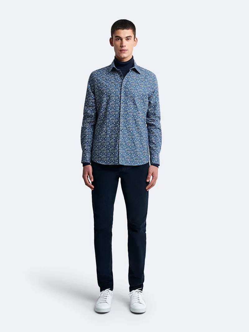 Chemise slim fleurie