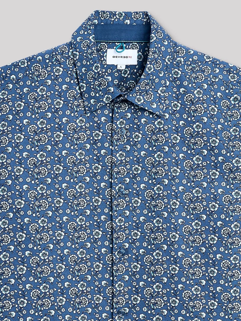 Chemise slim fleurie