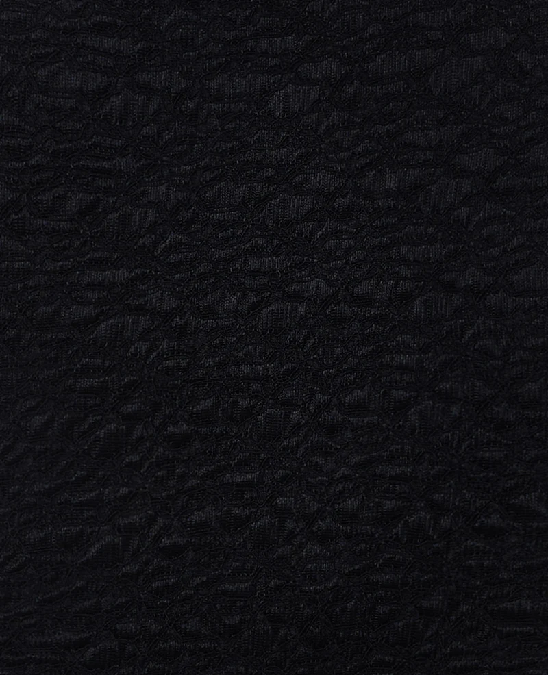 Top dos-nu en tissu texturé