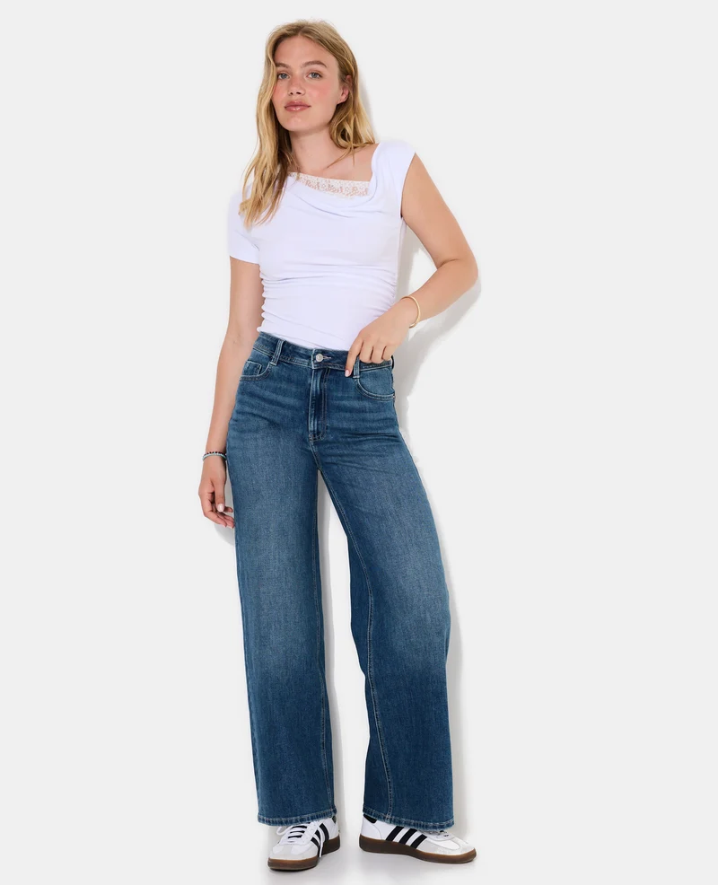 J71-1 / Jean wide taille haute