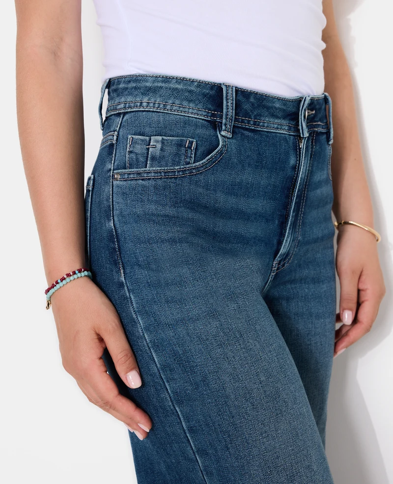 J71-1 / Jean wide taille haute