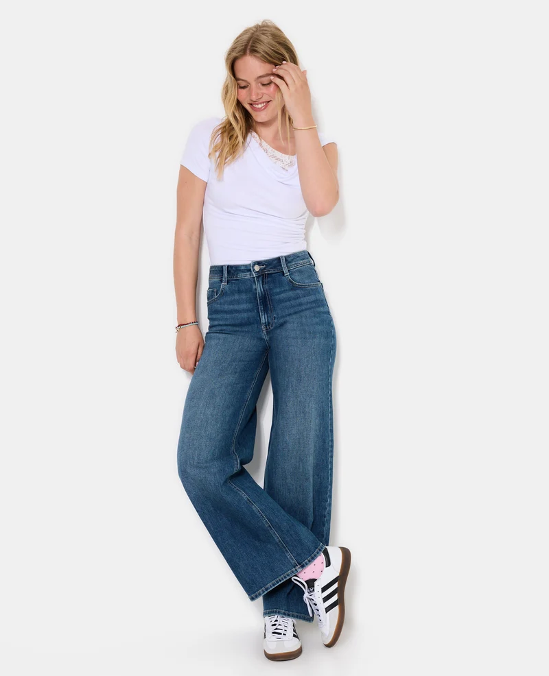 J71-1 / Jean wide taille haute