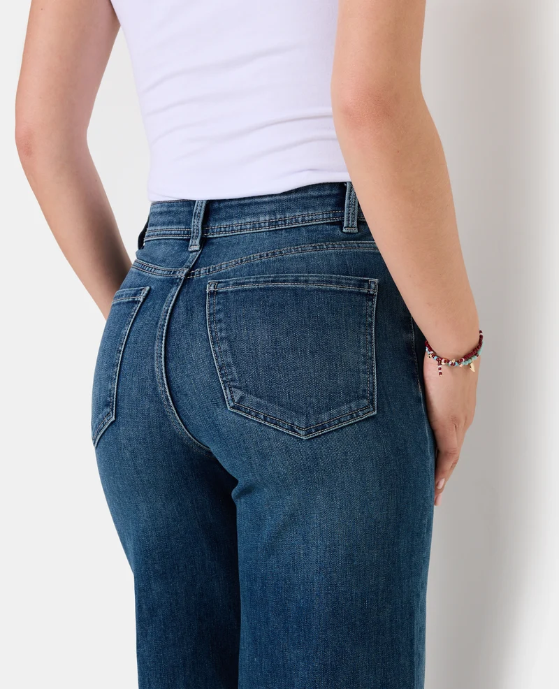 J71-1 / Jean wide taille haute