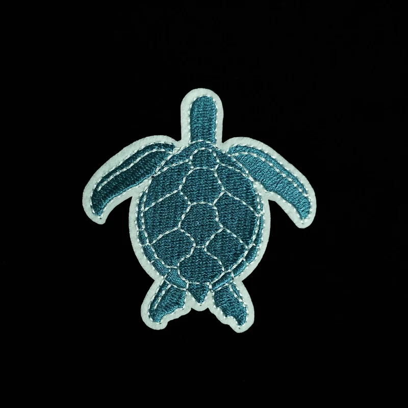 Écusson Brodé Thermocollant | Tortue de Mer
