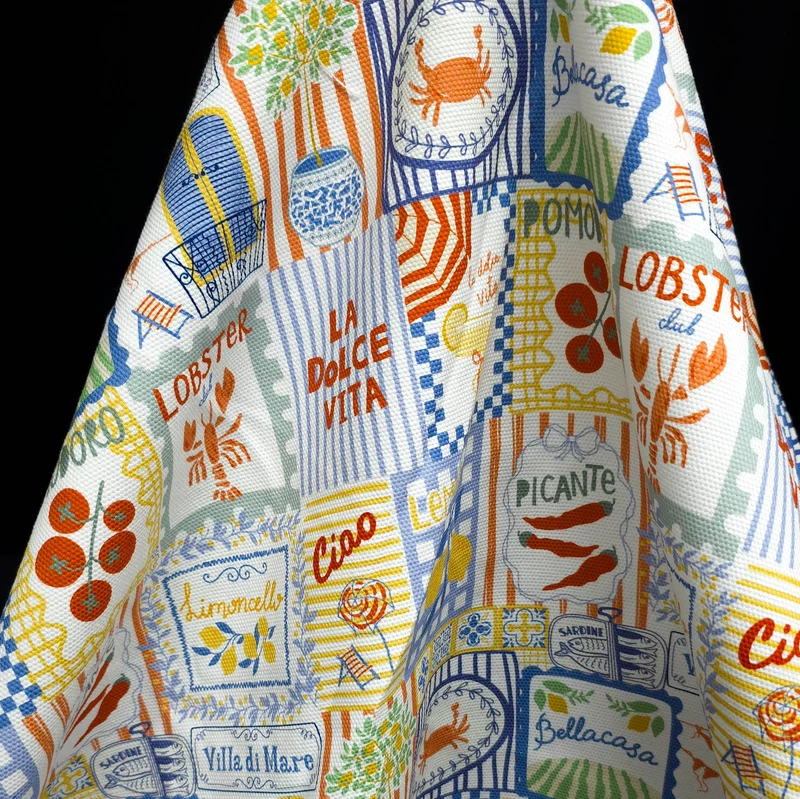 Canevas 100 % coton | La Dolce Vita | Exclusivité Les Tissées