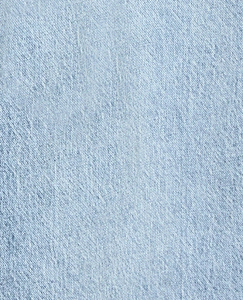 Jean droit taille haute avec étoiles strass léopard