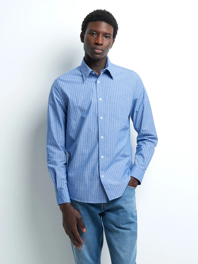 Chemise slim rayée