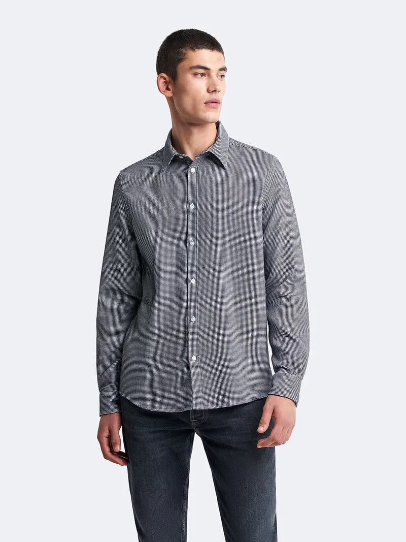 Chemise slim à carreaux