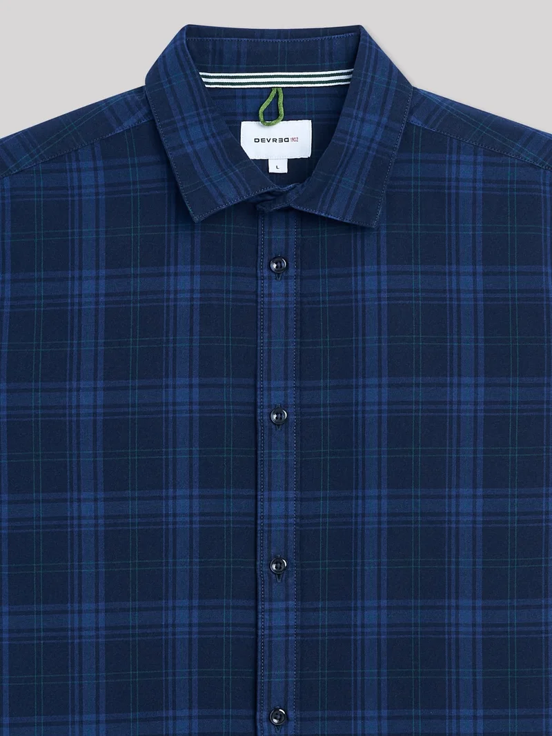 Chemise slim à carreaux