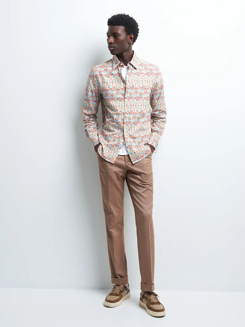 Chemise slim fantaisie
