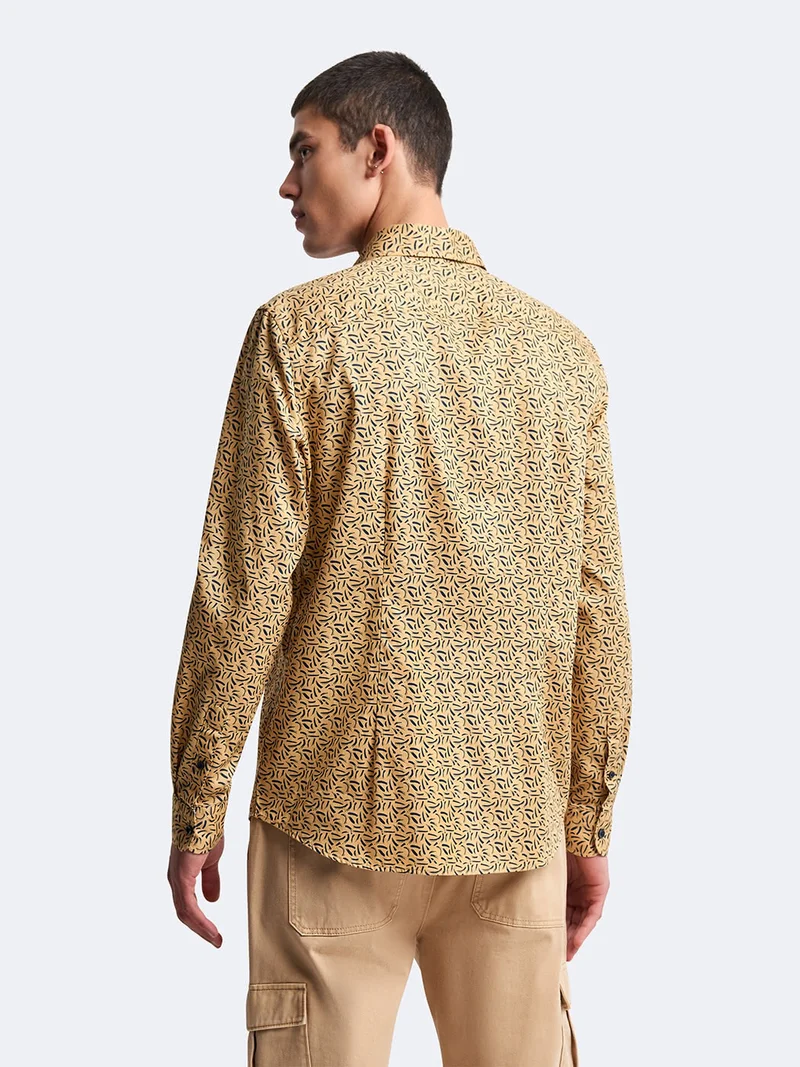 Chemise slim fantaisie