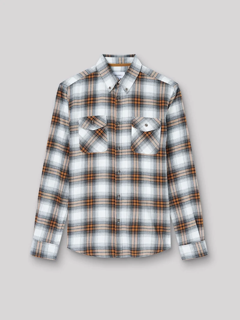 Chemise slim à carreaux