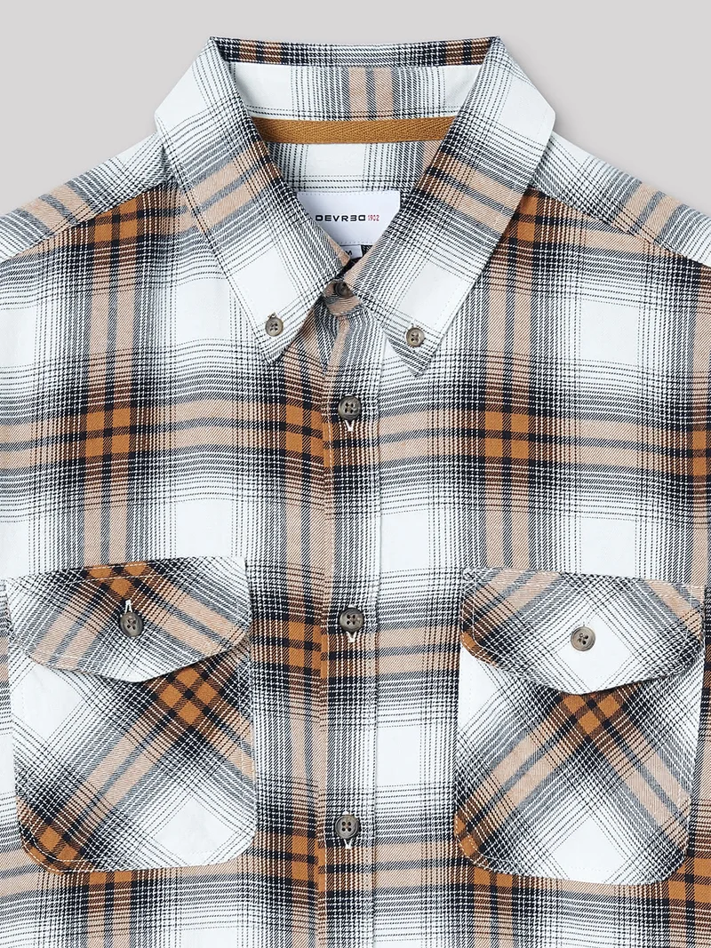 Chemise slim à carreaux