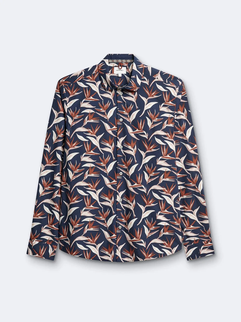 Chemise slim fleurie