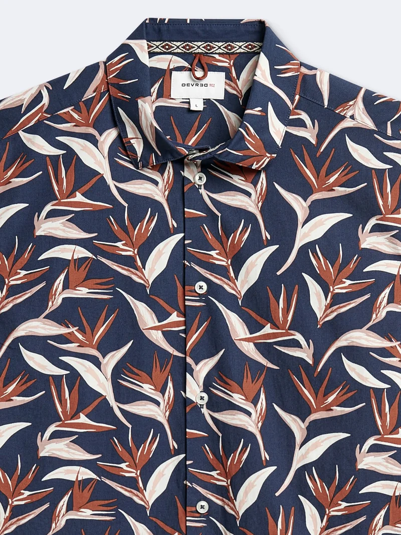 Chemise slim fleurie