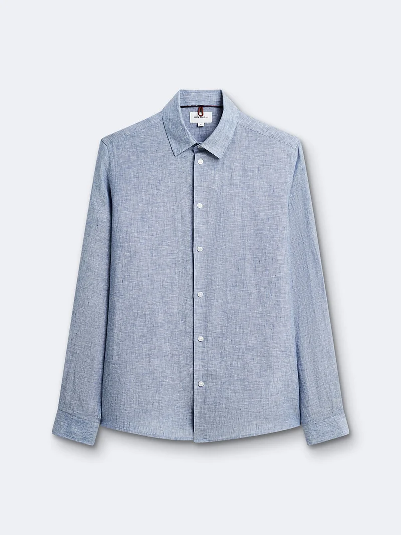 Chemise slim en lin