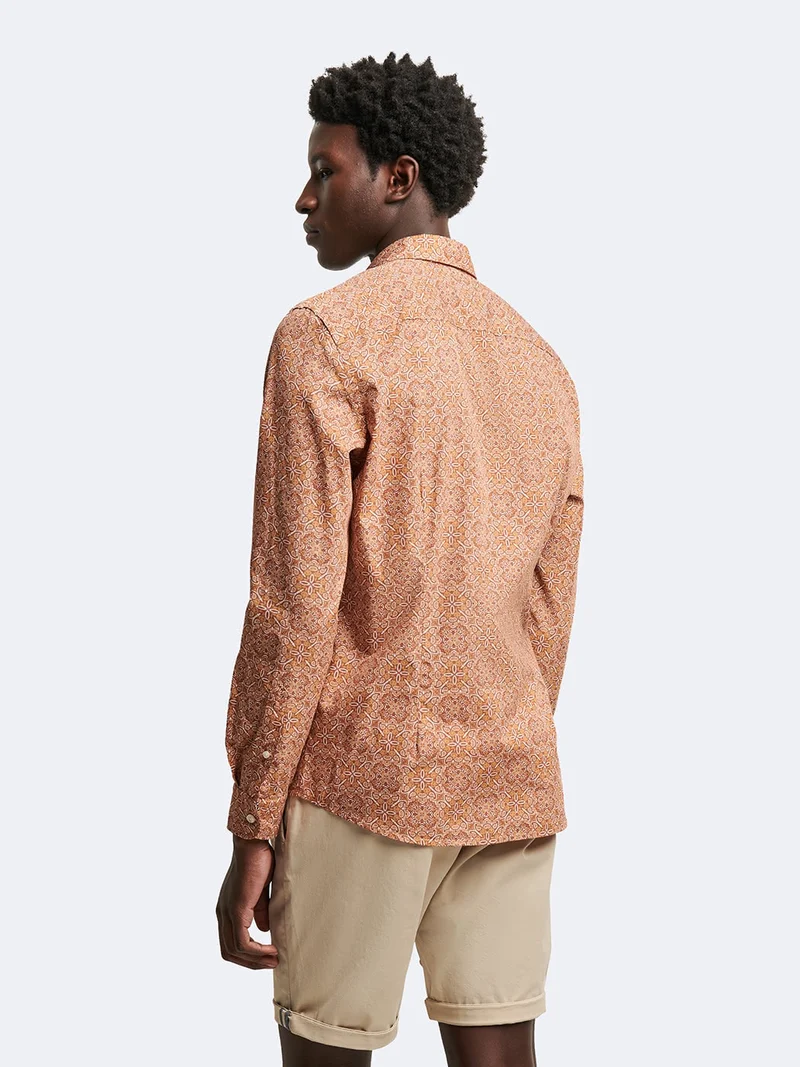 Chemise slim fleurie