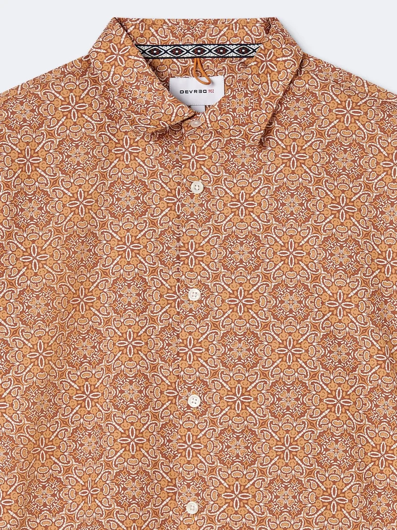Chemise slim fleurie
