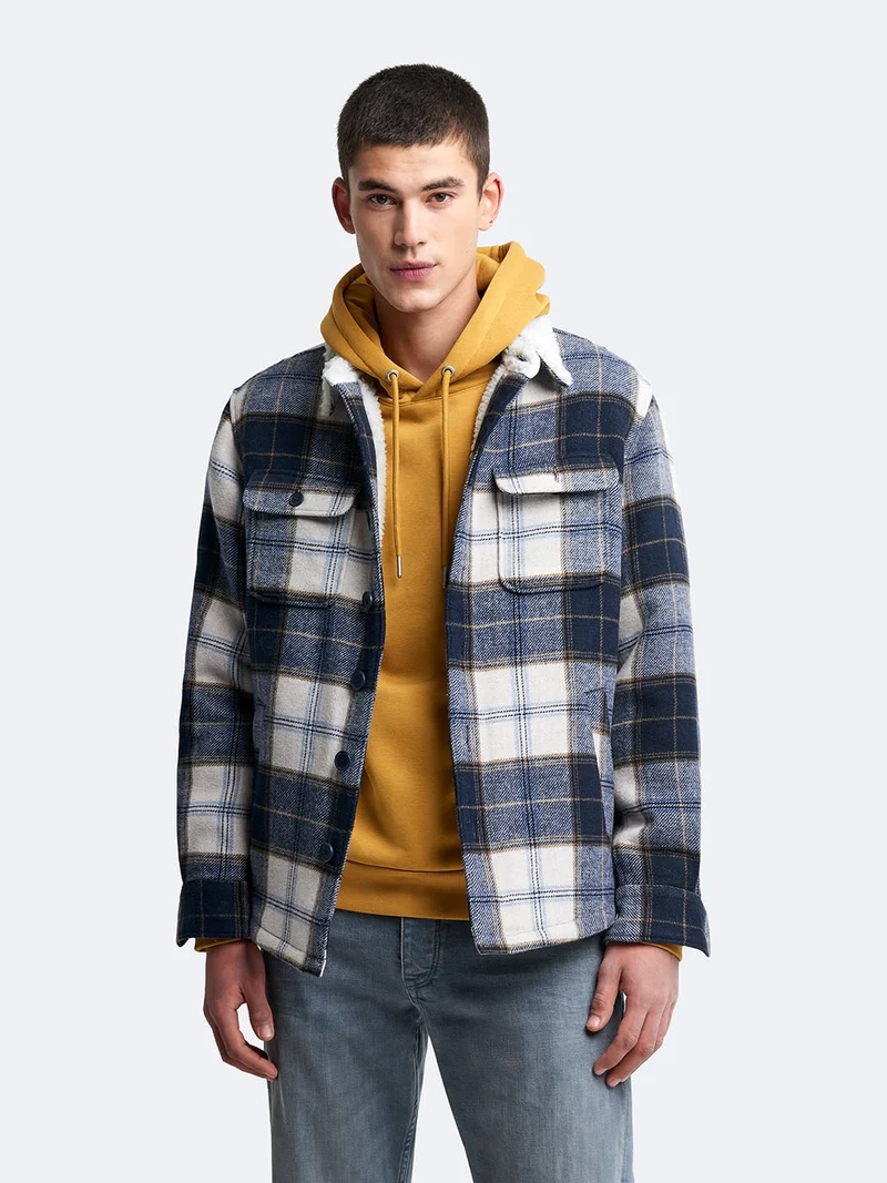 Chemise regular à carreaux