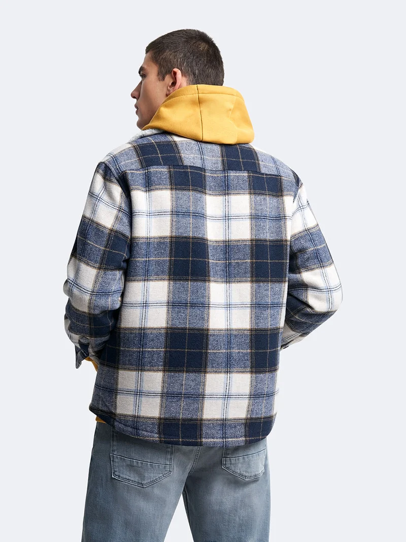 Chemise regular à carreaux