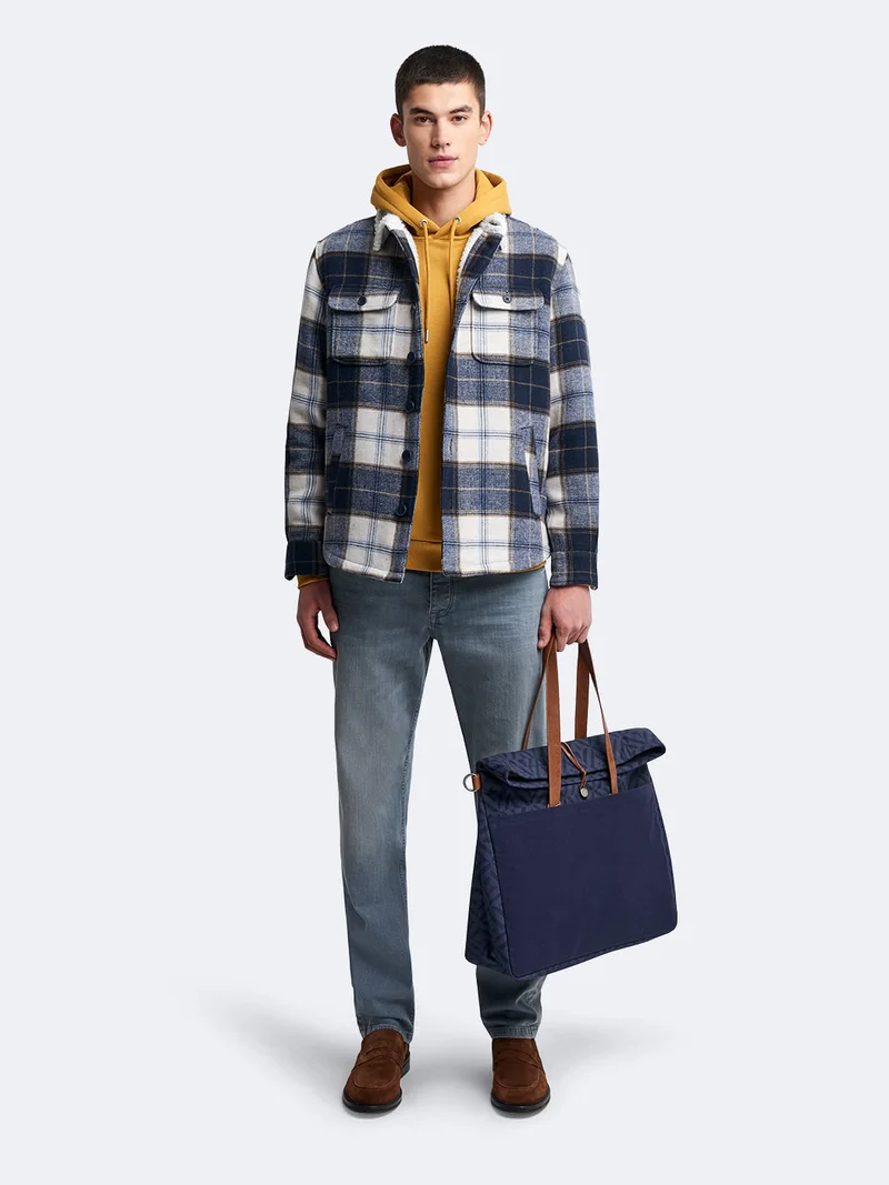 Chemise regular à carreaux