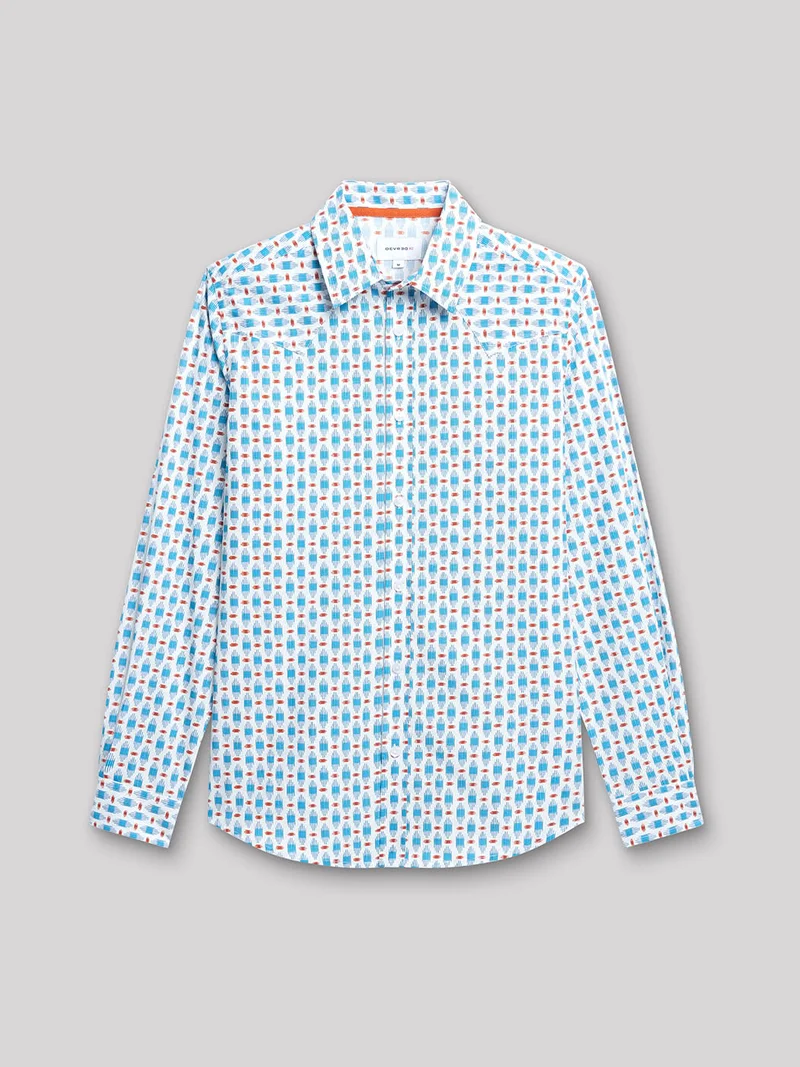 Chemise slim fantaisie