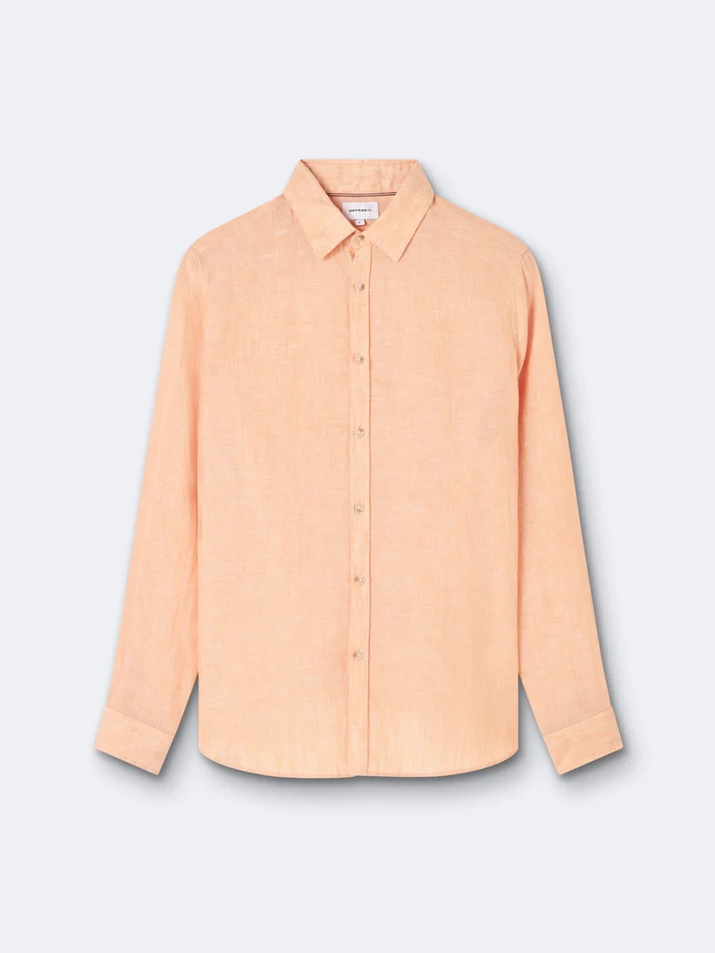 Chemise slim en lin