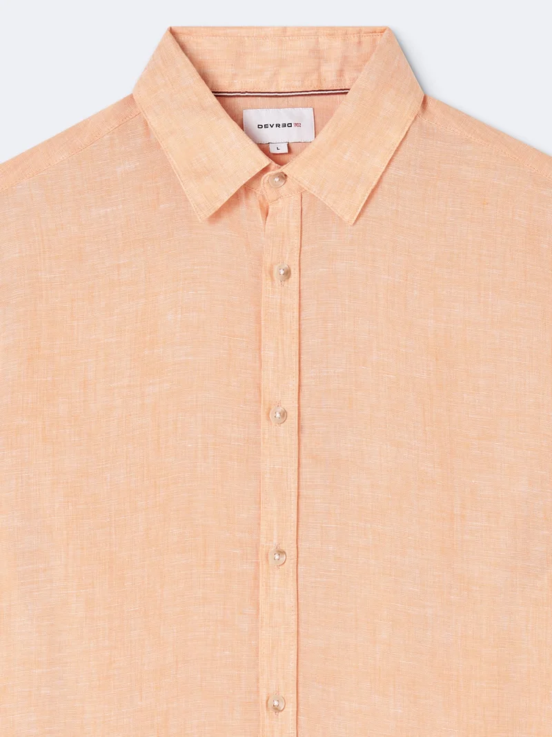 Chemise slim en lin