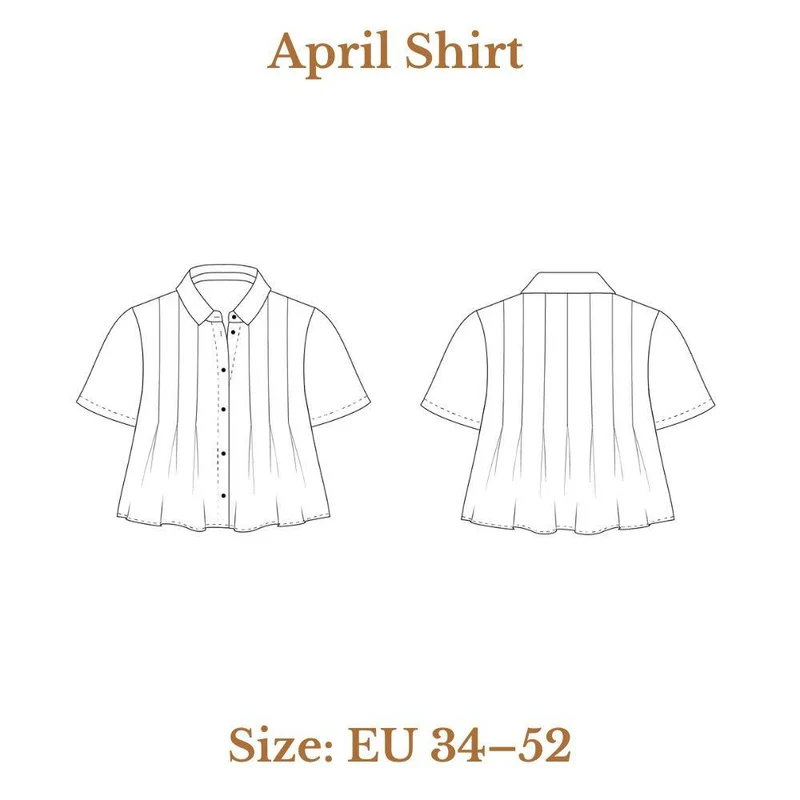 PATRON DE COUTURE PDF | Chemise April | Cha'Coud | FRANÇAIS UNIQUEMENT