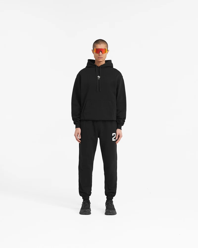 247 Oversized Hoodie - Jet Black