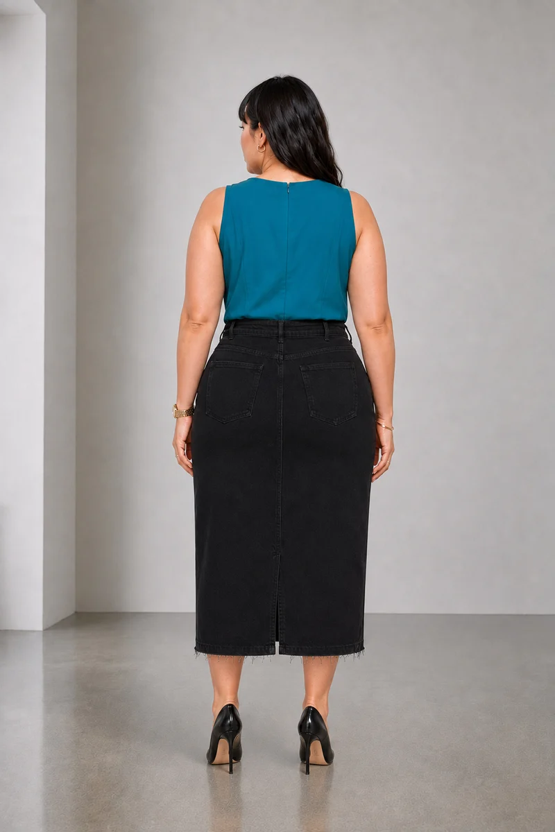 Solina|100% Viscose Asymmetrical Top