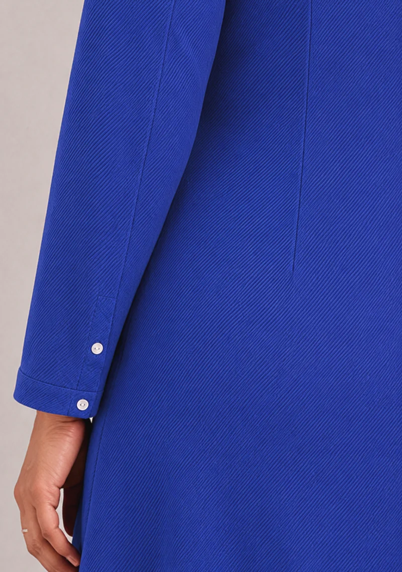 Millana|100% Tencel A-Line Dress With Square Neck