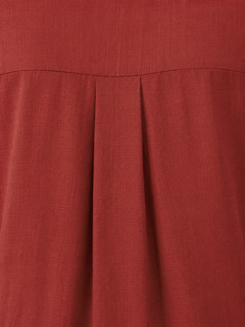 Orelina|100% Viscose Relaxed Fit Shirt