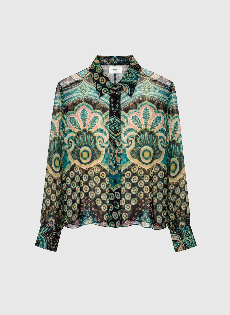 CHEMISE SARILA balmera turquoise