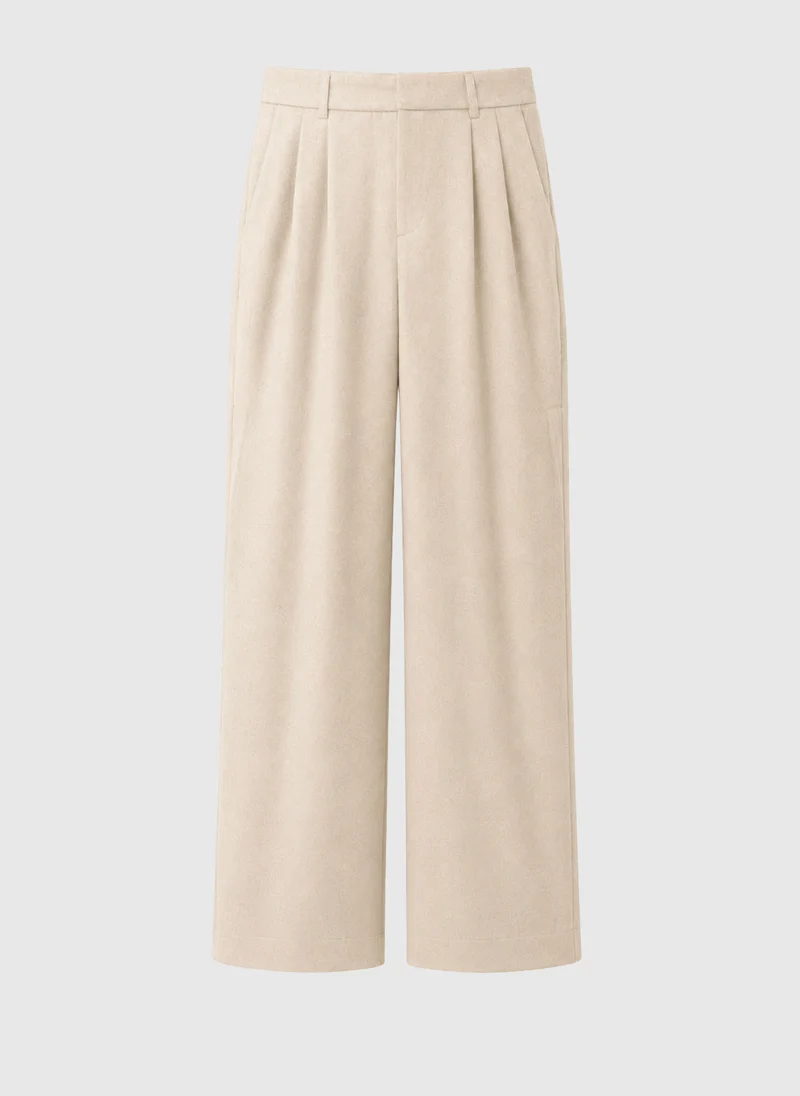 PANTALON PERLA blanc casse