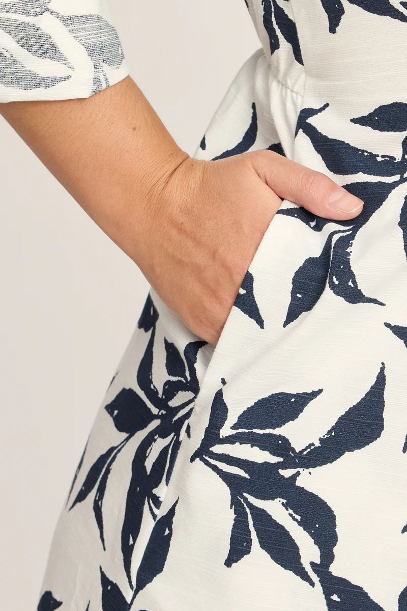 Tatiana|100% Cotton Fit & Flare Shirt Dress