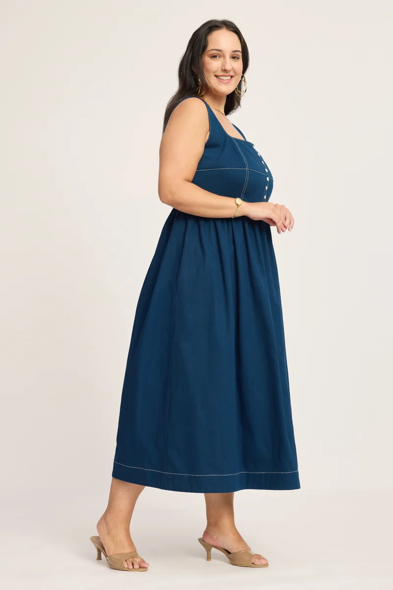 Mathilde|100% Cotton Fit & Flare Dress